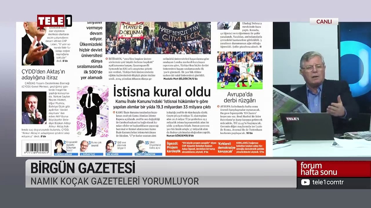Rus füzesi derken Çavuşoğlu ABD ile Patriot görüşüyoruz  - Forum Hafta sonu (2 Mart 2019)
