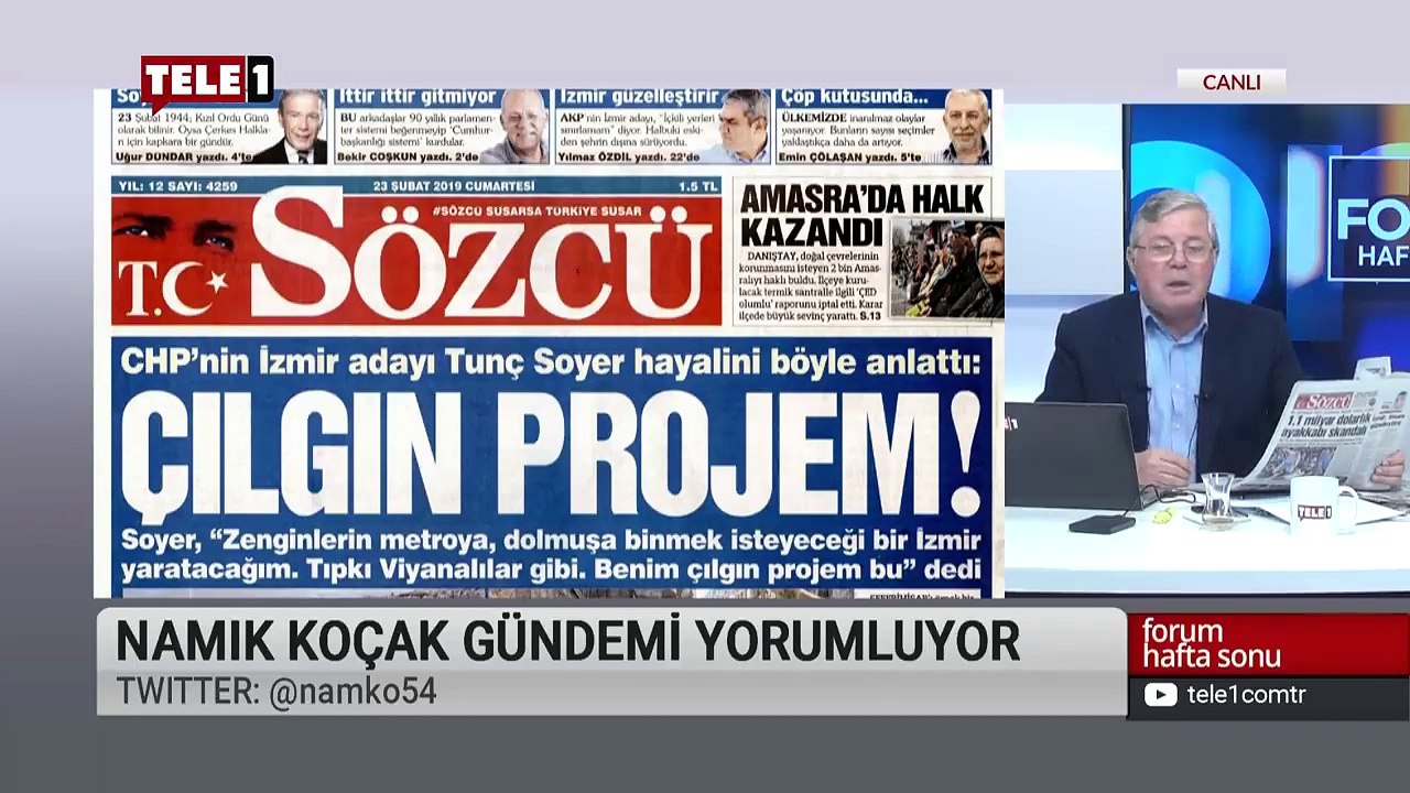 'Rum alanına giremeyen Türkiye, sığ sularda petrol mü arıyor.' - Forum Hafta sonu (23 Şubat 2019)