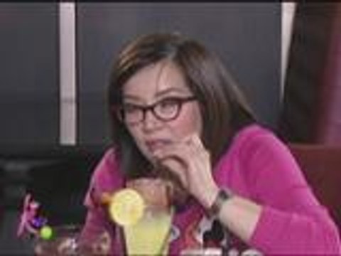 Drinks are served for Kim & Kris