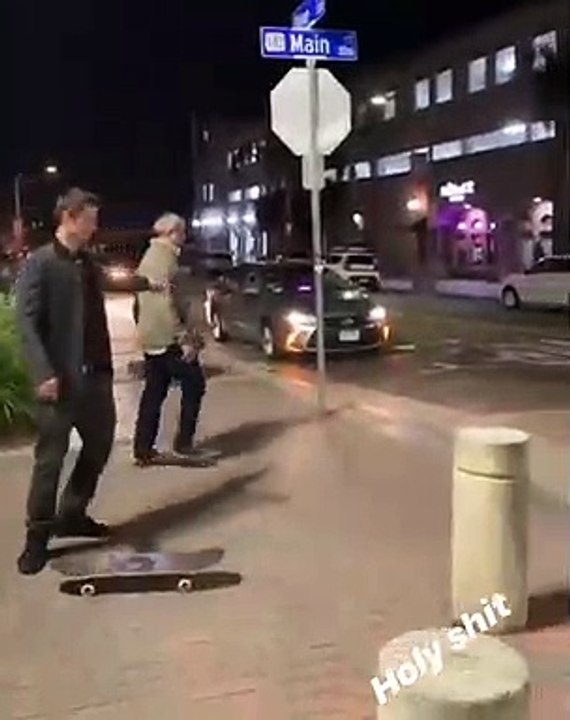 Elle pète un plomb contre son mari qui s’est arrêté faire du skate avec des jeunes dans la rue