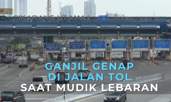 Ganjil Genap di Jalan Tol Saat Mudik Lebaran