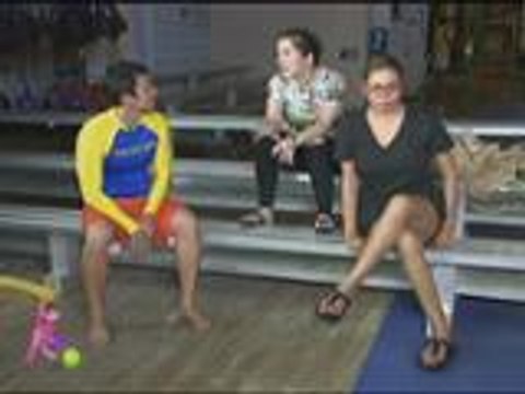 Josh, nagpakitang-gilas sa kanyang butterfly stroke