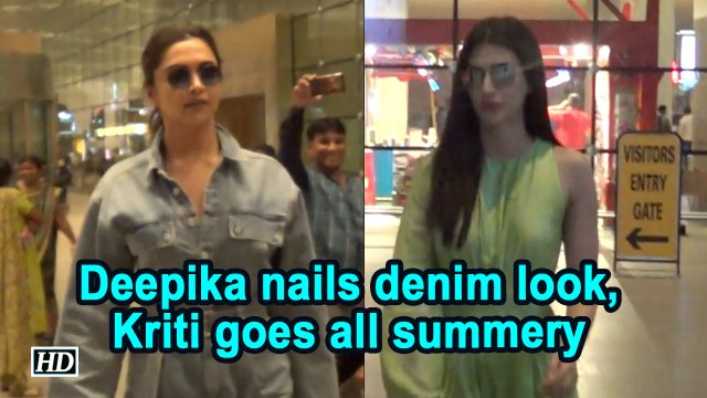 Deepika nails denim look, Kriti goes all summery