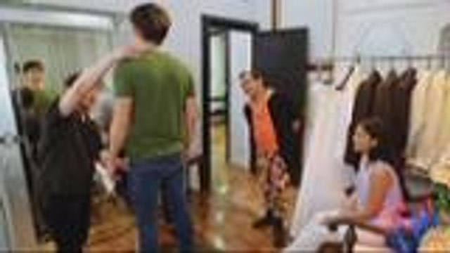 Clark and Leah visit a designer for their wedding