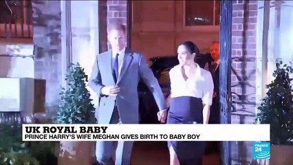 UK Royal Baby: Meghan Markle gives birth to baby boy