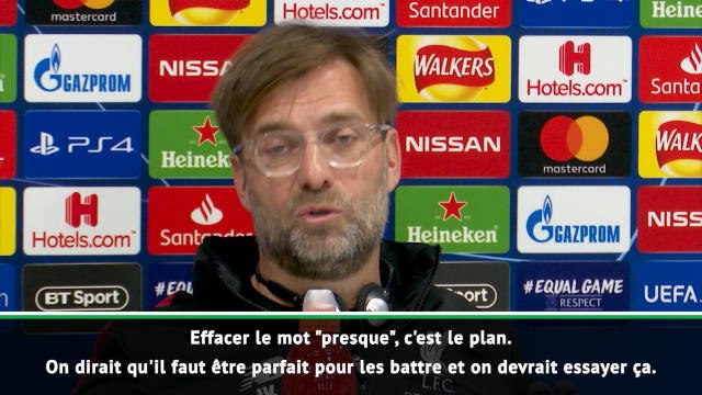 Demies - Klopp : Il faut être parfait pour les battre