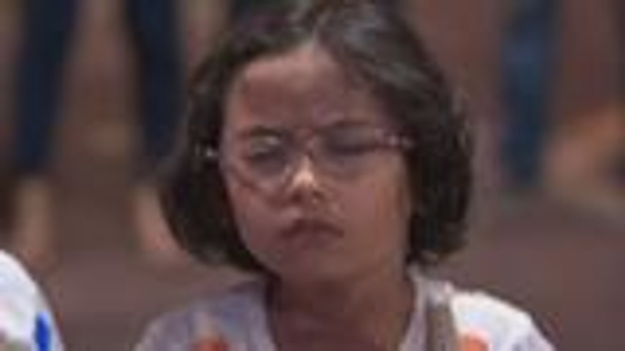 Mac-Mac describes the fireworks to Ningning