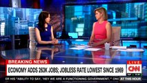 Economy adds 263k jobs; Jobless rate lowest since 1969. #KateBolduan #News #Economy