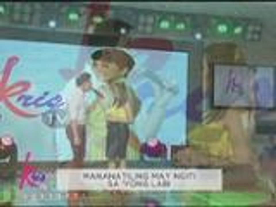 Ang kilig duet nina Erik at Angeline ng "Kung Akin Ang Mundo"