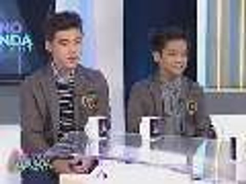 Bailey and Franco, nagsample ng pag-awit para kay Boy Abunda