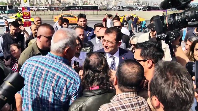 İmamoğlu, Mısır Çarşısı'nda alışveriş yaptı - İSTANBUL