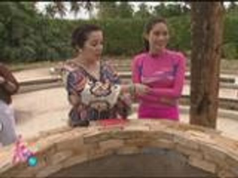 Erich, Bimby & Kris wish upon a wishing well