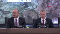 Ankara Çavuşoğlu NATO Genel Sekreteri Jens Stoltenberg ile Ortak Basın Toplantısında Konuştu