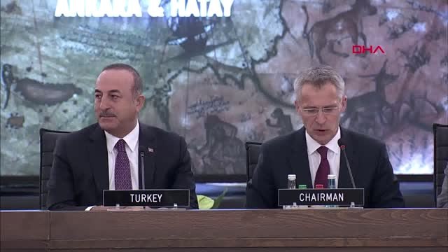 Ankara Çavuşoğlu NATO Genel Sekreteri Jens Stoltenberg ile Ortak Basın Toplantısında Konuştu