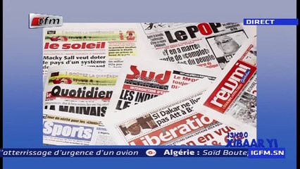 REPLAY - Revue de Presse - Pr : MAMADOU MOUHAMED NDIAYE - 06 Mai 2019