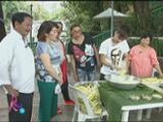 Ang choreography sa paggawa ng Suman sa Ibos