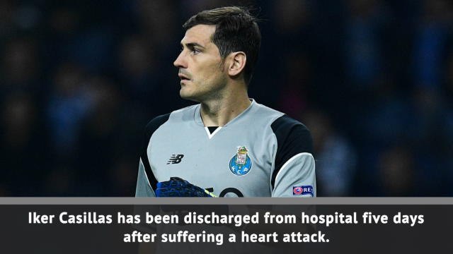 Casillas leaves hospital