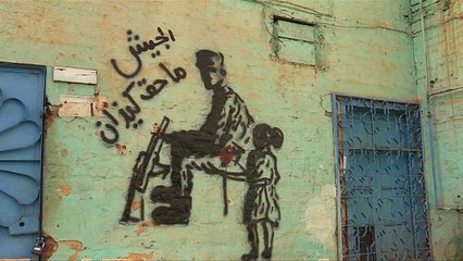Graffiti represents political struggles for Sudanese artists