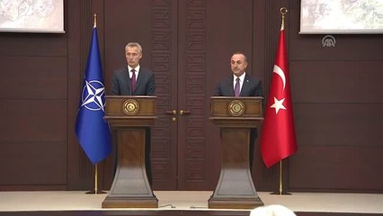 Çavuşoğlu ve Stoltenberg Gazetecilerin Sorularını Cevapladı