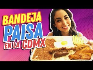 ¡Mexicana prueba auténtica comida colombiana! 