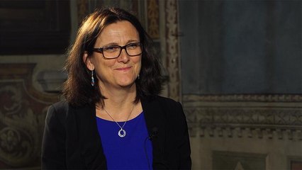 Cecilia Malmström : "le commerce est une bonne chose..."