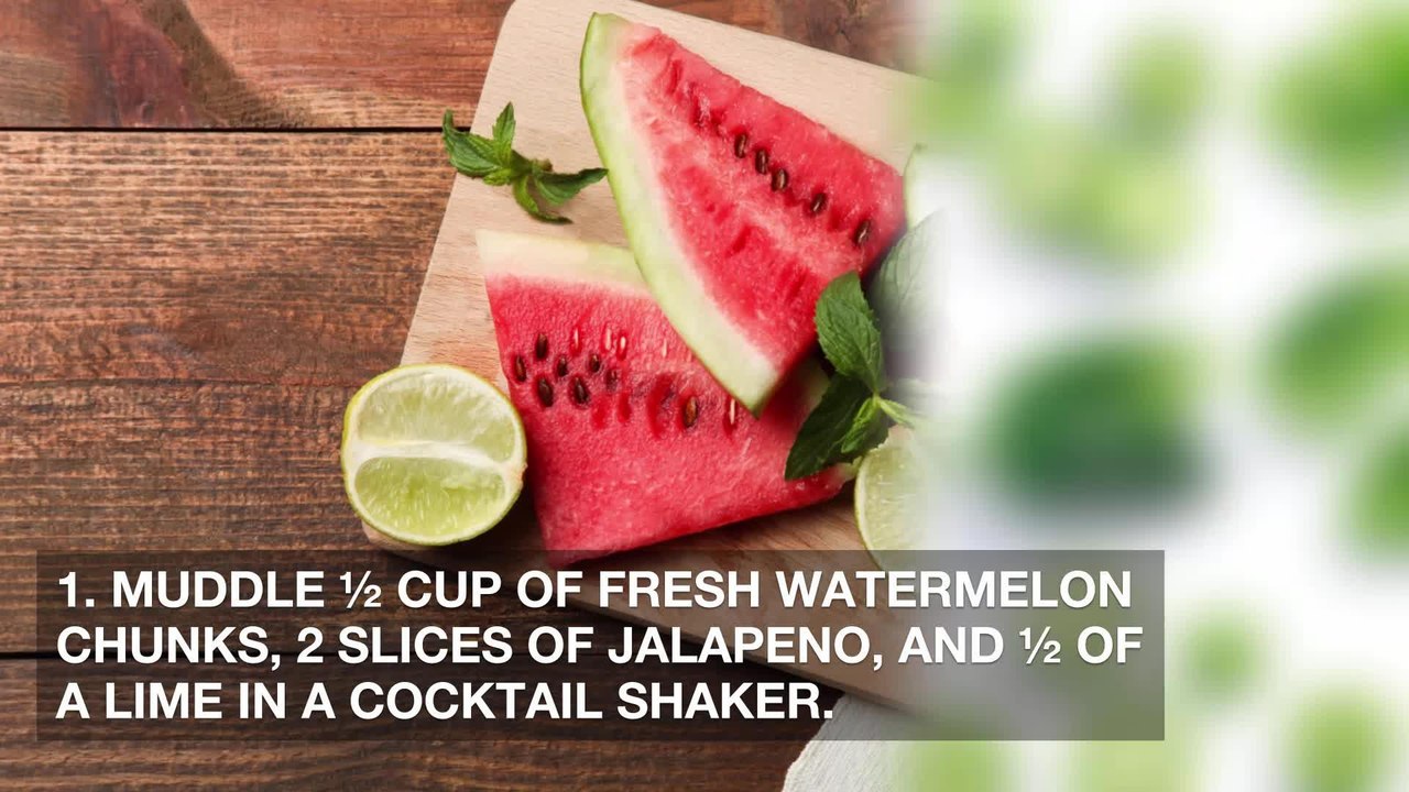 How to Make a Sparkly, Spicy, Lighter Watermelon Margarita