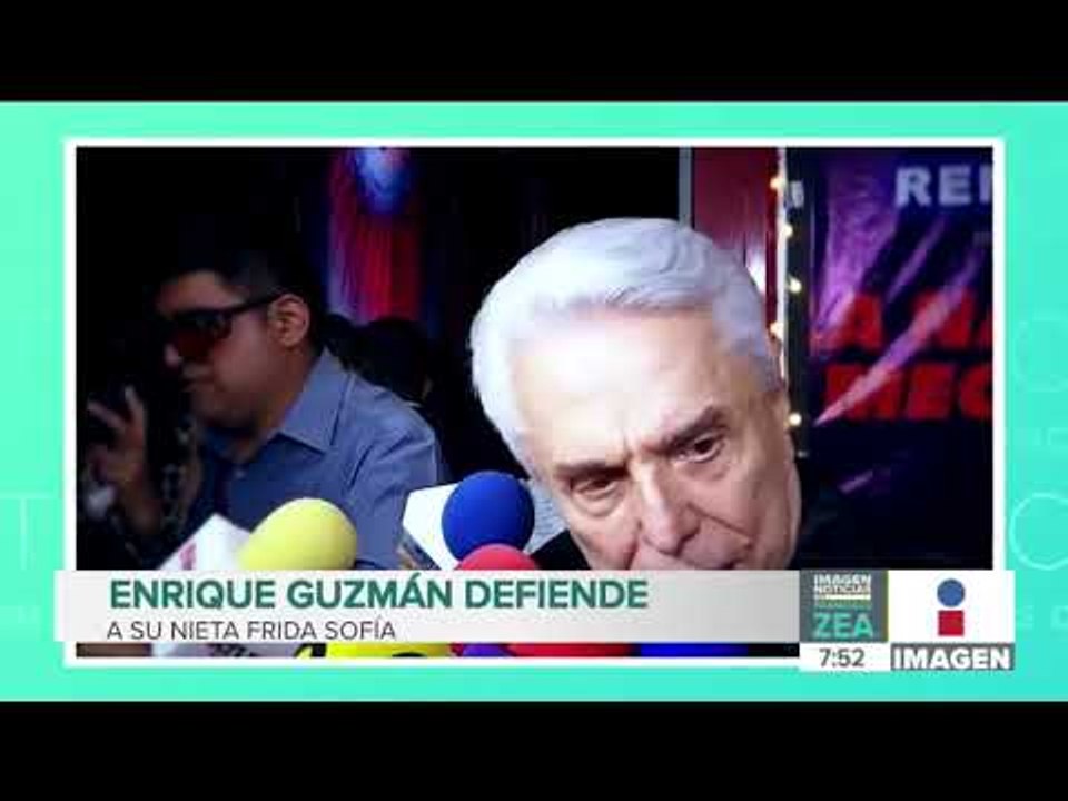 Enrique Guzmán sale en defensa de su nieta Frid...