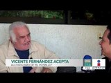 Vicente Fernández acepta el  alcoholismo de 
