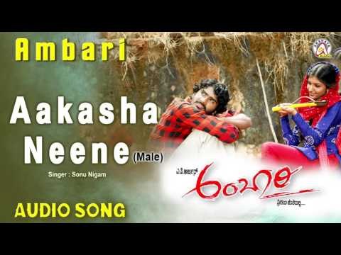 Ambari - Aakasha Neene Audio Song | Yogesh, Supreetha | V Harikrishna