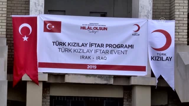 Türk Kızılaydan Irak'ta İhtiyaç Sahibi 500 Kişiye İftar