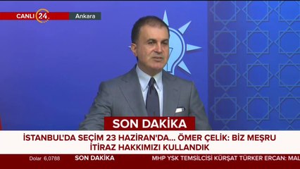 Ömer Çelik açıklama yapıyor