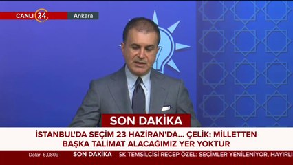 Ömer Çelik açıklama yapıyor