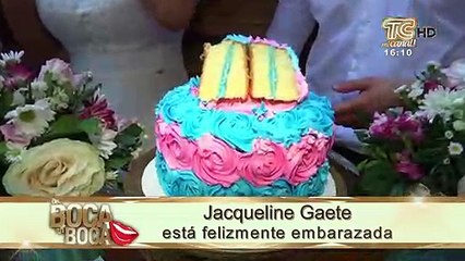 Jaqueline Gaete está felizmente embarazada