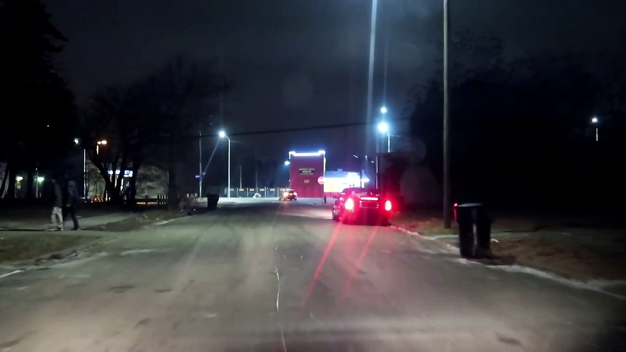 DETROIT EASTSIDE HOOD AT NIGHT