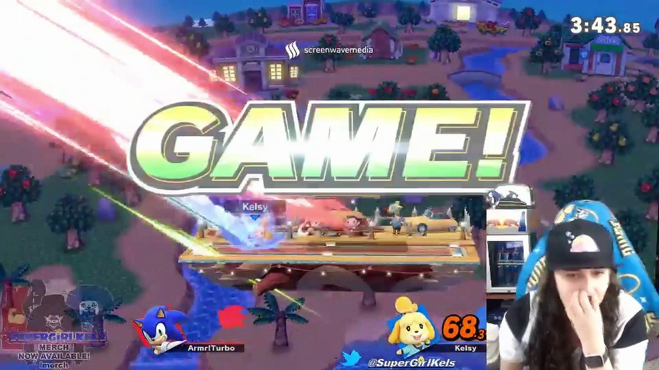 Supergirl Kels (Isabelle) vs. Armr!Turbo (Sonic)