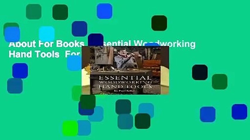 About For Books  Essential Woodworking Hand Tools  For Kindle