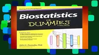 Full E-book  Biostatistics FD (For Dummies)  For Kindle