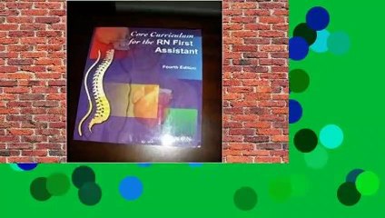 Full version  Core Curriculum For The Rn First Assistant  Best Sellers Rank : #5