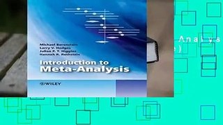 Introduction to Meta-Analysis (Statistics in Practice) Complete