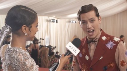 Cole Sprouse on the Inspiration Behind His Met Gala Look