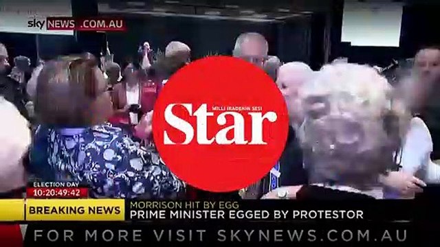 Avustralya Başbakanı Morrison, yumurtalı saldırıya uğradı