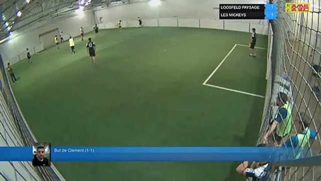 But de Clément (1-1) - LOOSFELD PAYSAGE Vs LES MICKEYS - 06/05/19 19:00 - LIGUE 4