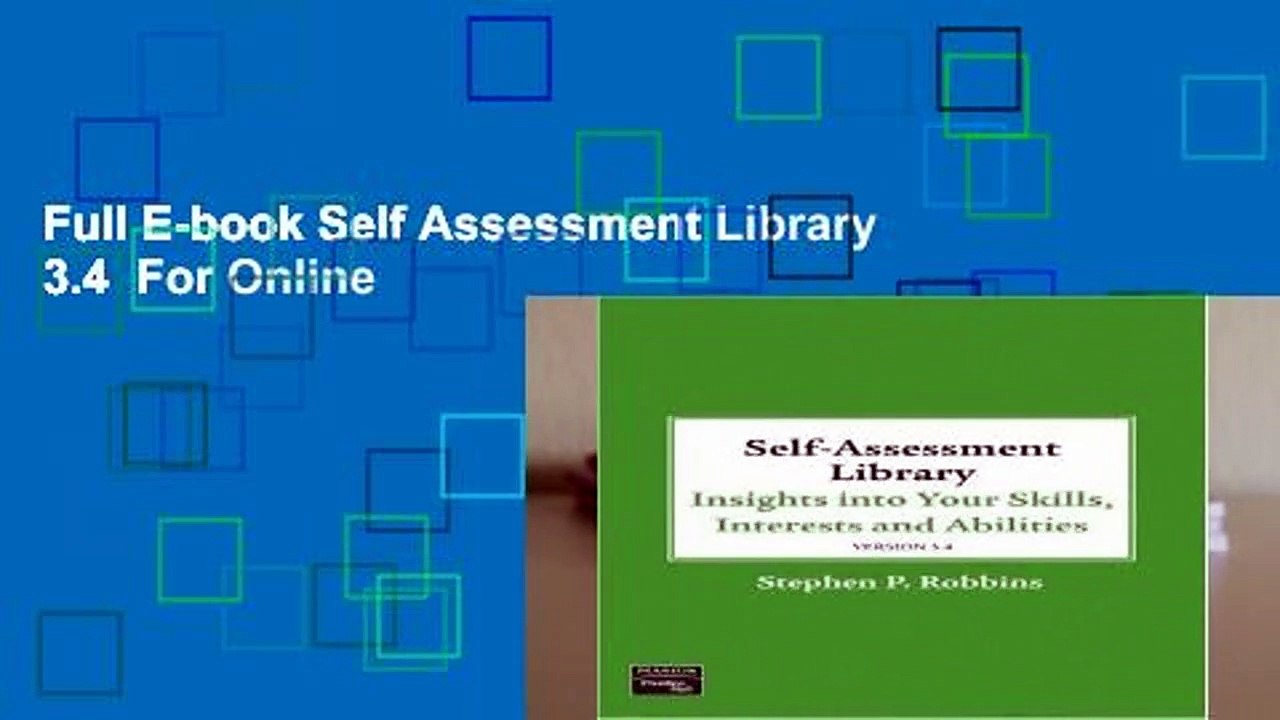 Full E-book Self Assessment Library 3.4  For Online