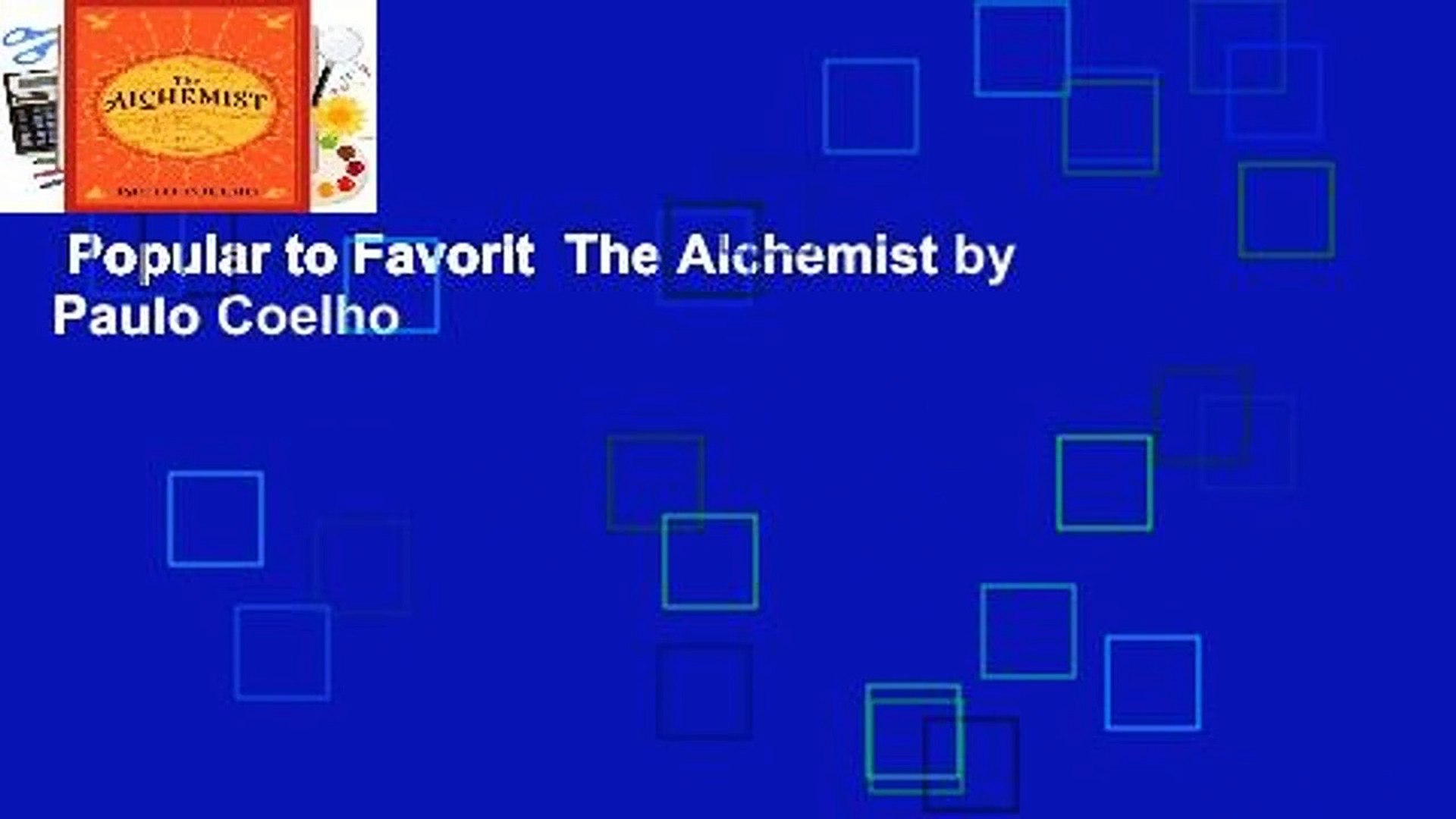 ⁣Popular to Favorit  The Alchemist by Paulo Coelho