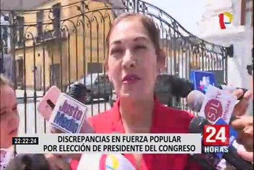 Cecilia Chacón descarta postular a la presidencia del Congreso