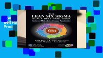 About For Books  The Lean Six Sigma Black Belt Handbook: Tools and Methods for Process