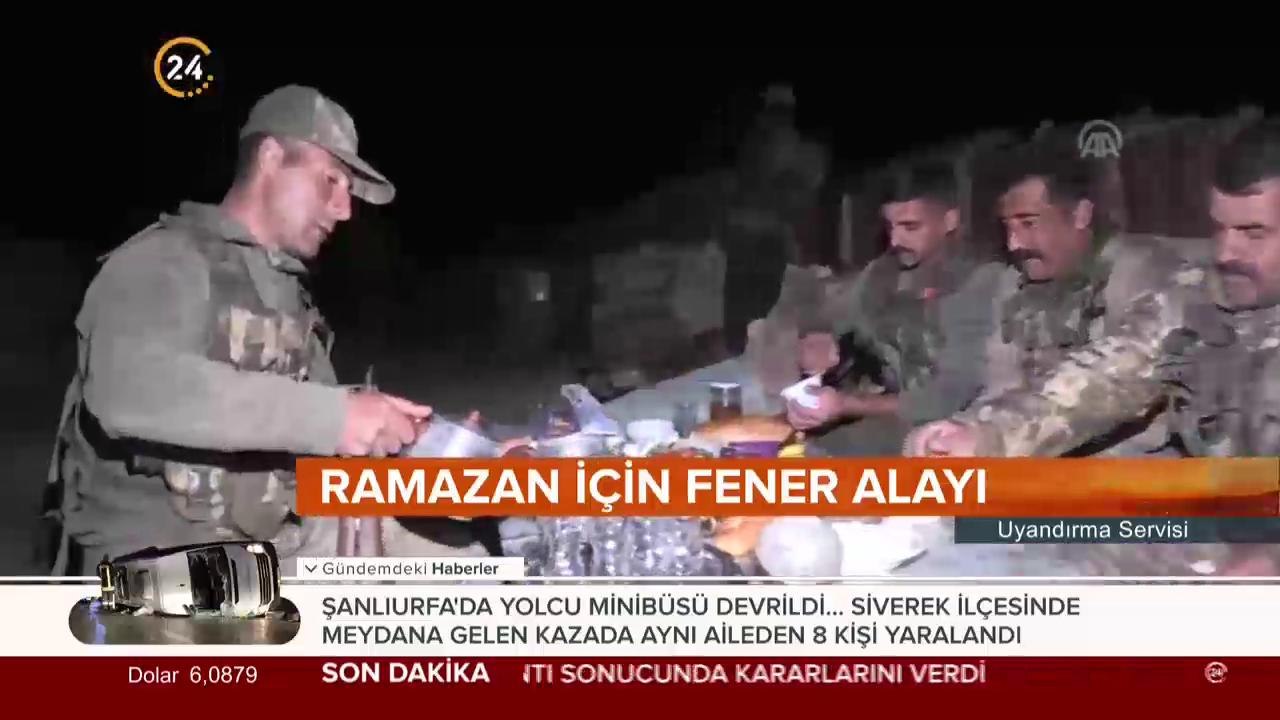 Vatan nöbetinde ilk sahur