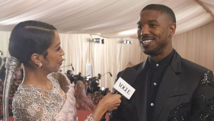 Michael B. Jordan on Running Rampant Inside the Met Gala