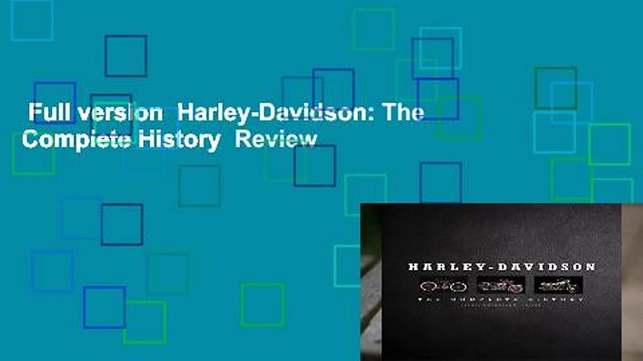 Full version  Harley-Davidson: The Complete History  Review