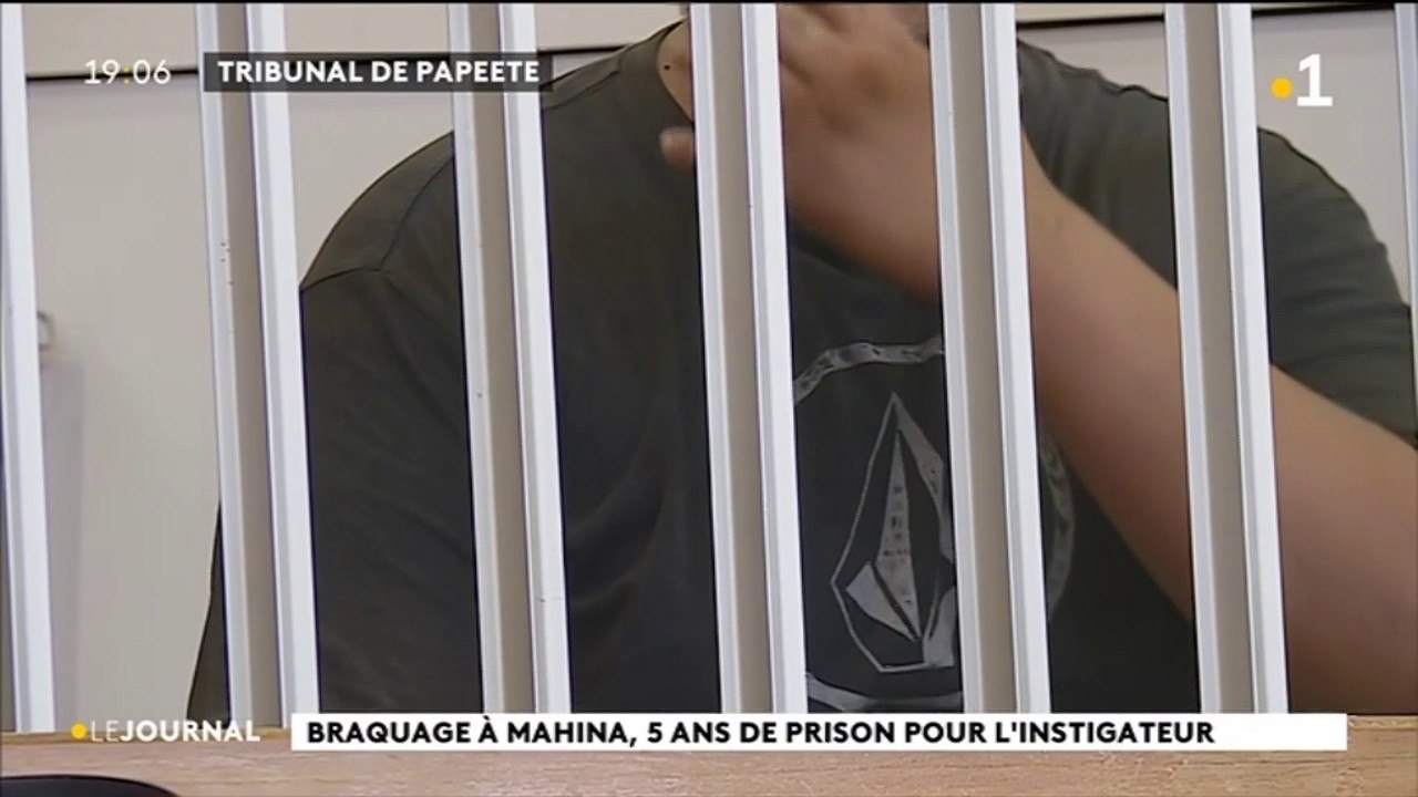 De la prison ferme pour les braqueurs de Mahina